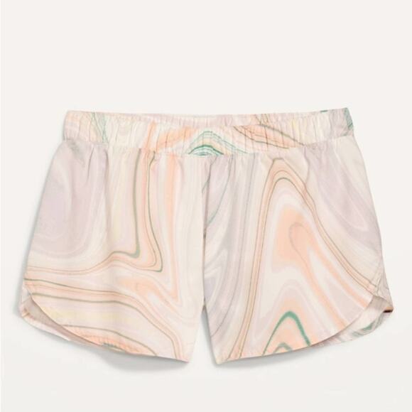Old Navy swirl pop Mid-Rise StretchTech Dolphin-Hem Run Shorts - Picture 8 of 14